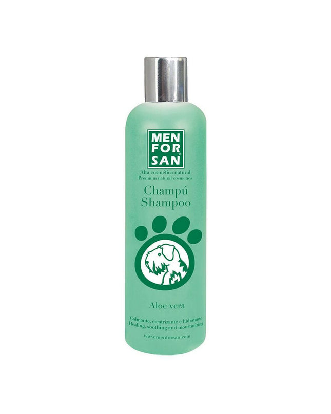 Menforsan herbal dog shampoo bottle, 300 ml, with natural herbal ingredients, designed for canine grooming and cleanliness.