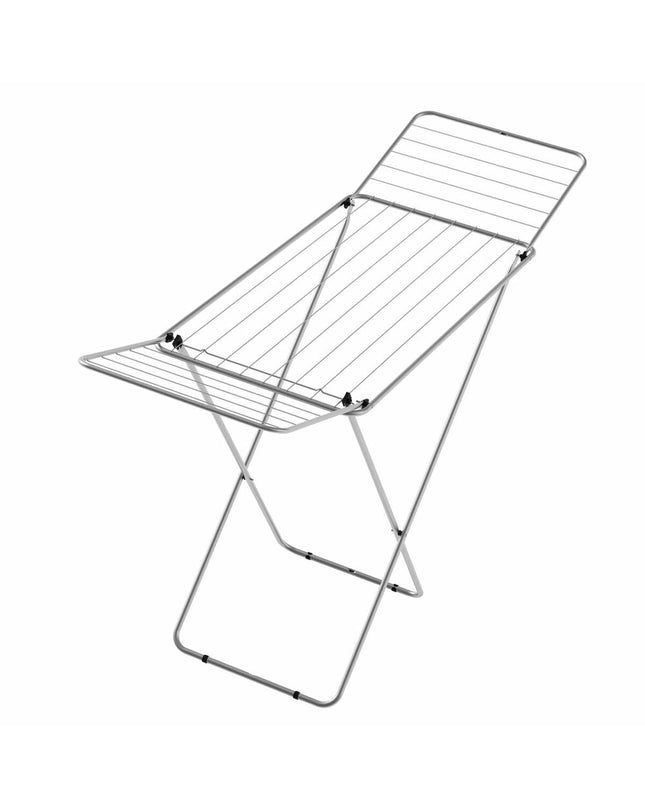 Garhe STAR gray laundry drying rack with metal frame, 60x127x76 cm, designed for household storage and organization.