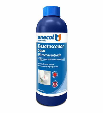 Unecol Sosa Ultra C02406 1L plunger for household cleaning, shown with handle and cleaning tip in use or on a surface.