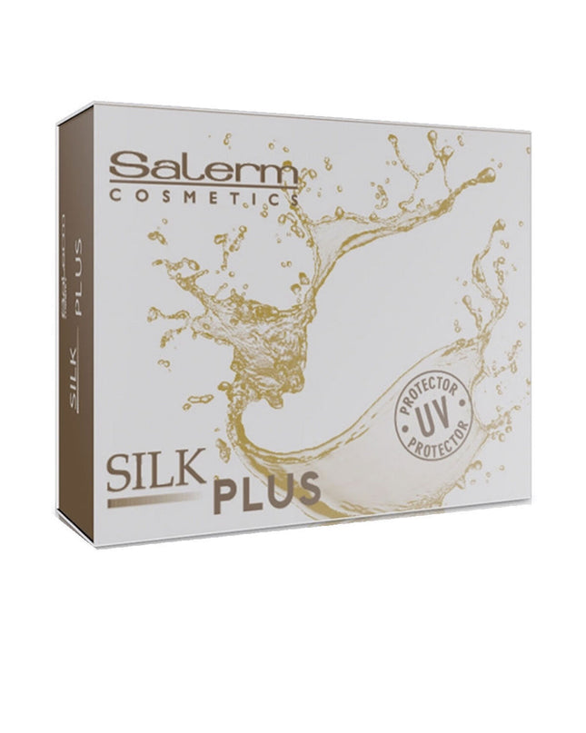 Salerm SILK PLUS UV sun protection cream for hair, 5 ml, nourishing hair care product with UV protection