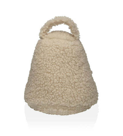 Versa Deurhouder Eend Textiel, 16x20x16 cm, suitable for home decor and kitchen use, featuring a fabric-textured duck design.
