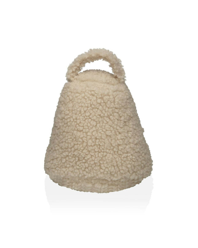 Versa Deurhouder Eend Textiel, 16x20x16 cm, suitable for home decor and kitchen use, featuring a fabric-textured duck design.