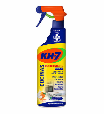 KH7 Keuken schoonmaakster flacon 750 ml, huis en koken schoonmaakproduct, geschikt voor keuken en huishoudelijk gebruik