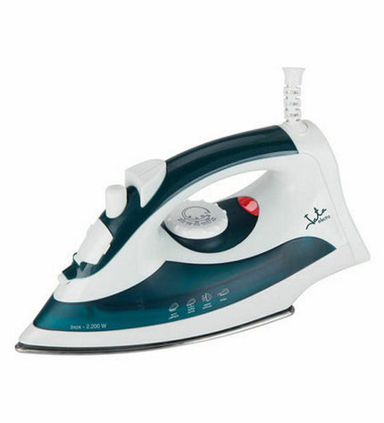 JATA PL120 2200W steam iron with adjustable temperature and water spray for home clothing ironing.
