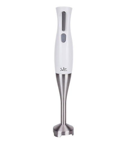 JATA BT175 hand blender with 900W power, black and silver design for cooking and kitchen blending tasks.