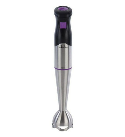JATA BT157 1000W hand blender with stainless steel blending arm and ergonomic handle for kitchen and cooking tasks.
