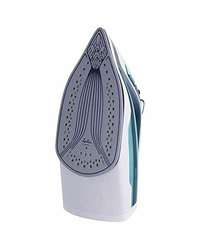JATA PL1058C steam iron with 2600W power, featuring a sleek design and water tank for efficient home ironing.