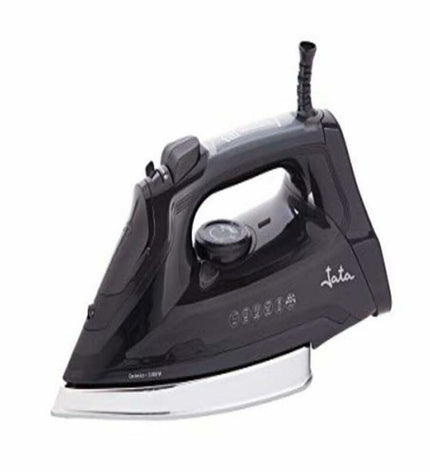 JATA PL598C 3000W steam iron for home use with digital controls and ergonomic handle, suitable for efficient clothing ironing.