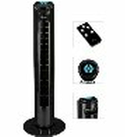 JATA JVVT3042 black portable air conditioner fan with 45W power, suitable for home and kitchen cooling.