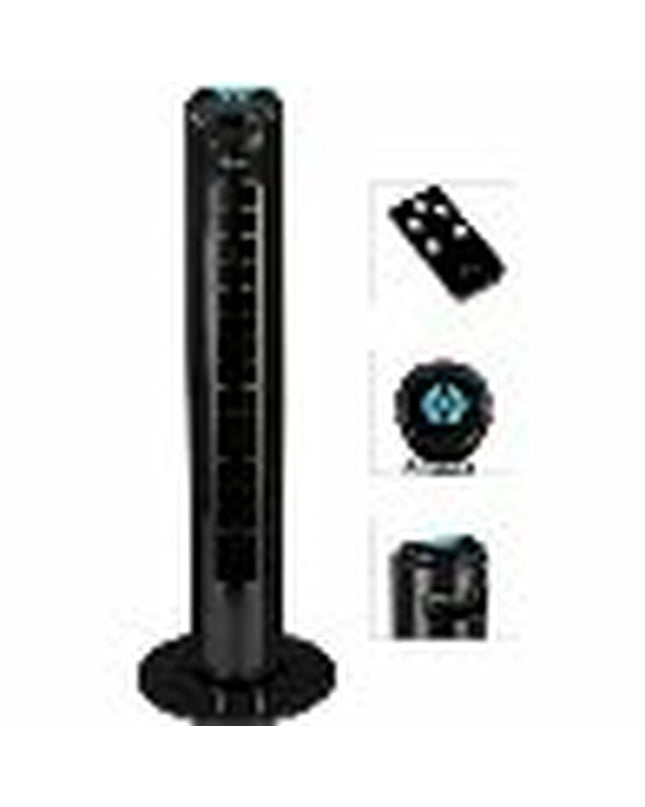 JATA JVVT3042 black portable air conditioner fan with 45W power, suitable for home and kitchen cooling.