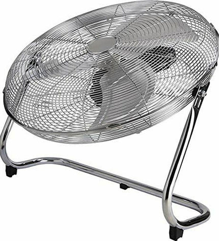 JATA Tafelventilator JVVS3014 120W portable fan on a table, black design, suitable for home cooling and air circulation.