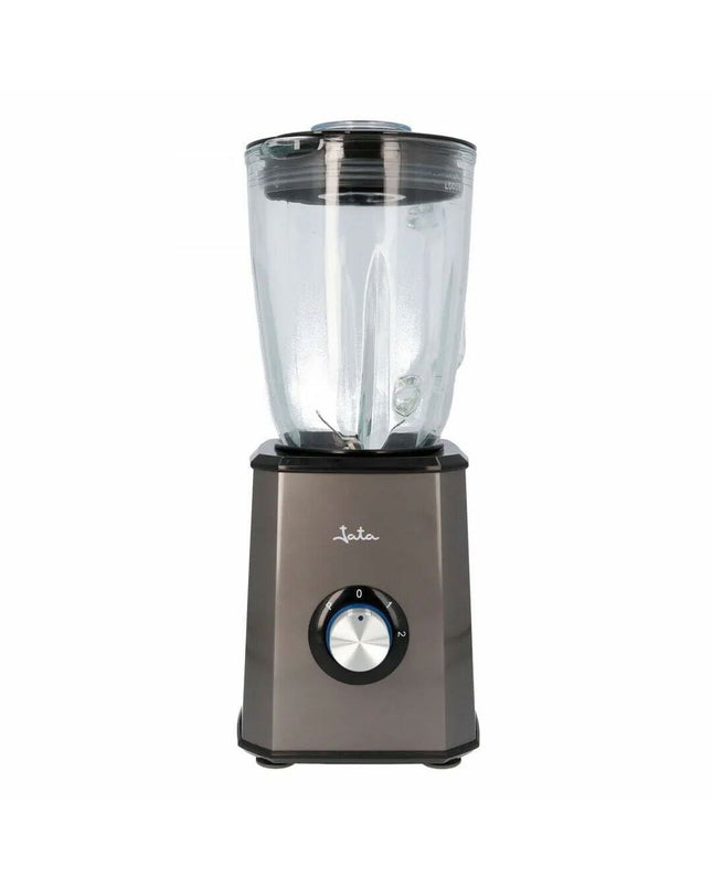 JATA JEBT1500 gray 1500W kitchen mixer with 1.5L capacity, compact electric appliance for home cooking and baking.