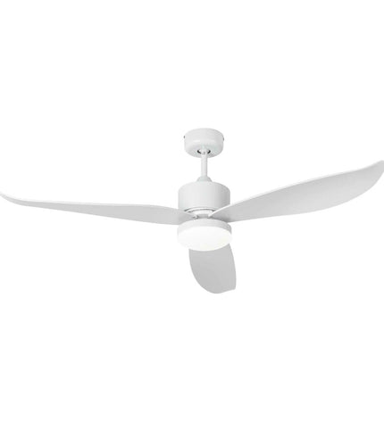 JATA plafondventilator met licht in grijs, diameter 132 cm, 40 W, geschikt voor huis en koken.