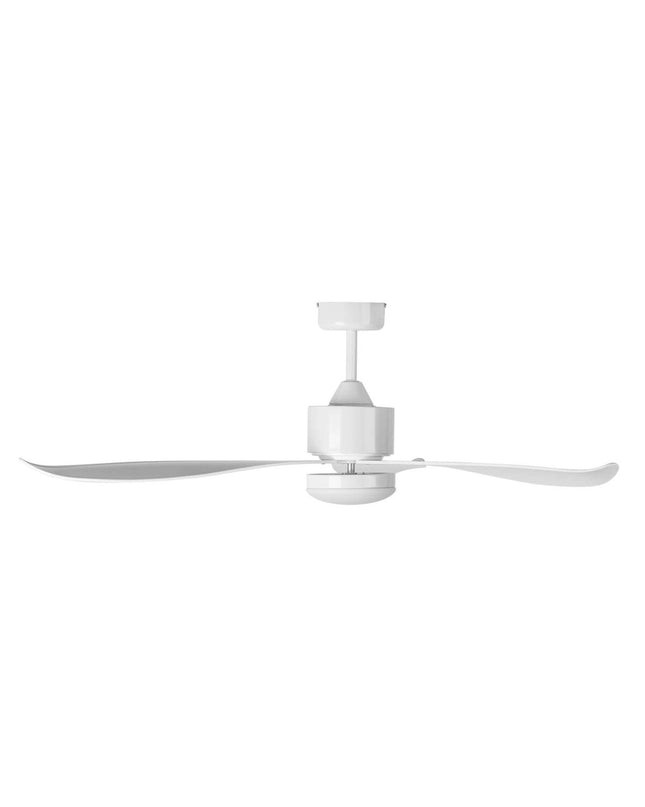 JATA plafondventilator met licht, grijs, diameter 132 cm, 40W, voor huis en koken, draagbare airconditioning.