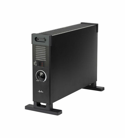 Portable JATA digital heater for home and kitchen, compact air conditioning unit with digital controls.