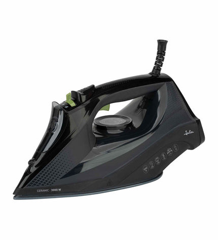 JATA JEPL2401 steam iron for home use, with a sleek design and adjustable temperature control, suitable for clothing ironing.