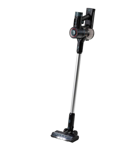 JATA JEAP1629 steel vacuum cleaner for home cleaning, showing a sleek, modern design with attachments for floor and window cleaning.