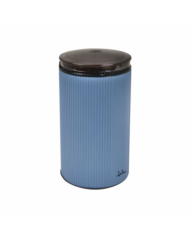 JATA JEML1150 electric coffee grinder with stainless steel blades, compact design for home kitchen use.