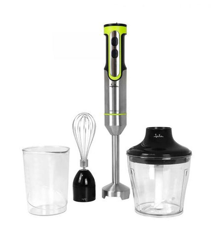 JATA Handblender JEBT1789 in grey with 1200W power, suitable for kitchen and home cooking tasks.