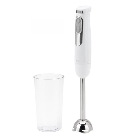 JATA hand blender with ergonomic handle and blending shaft, ideal for kitchen and cooking tasks, in a sleek design