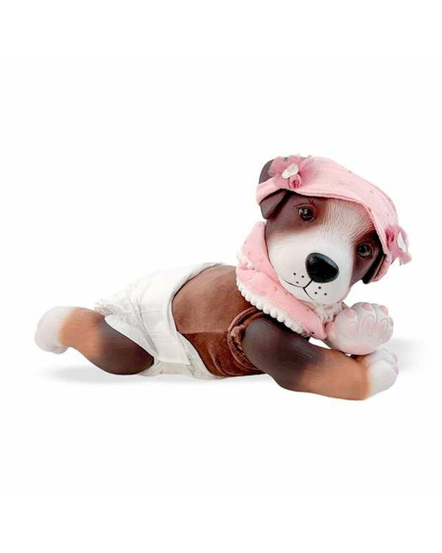 Soft plush toy of a dog from Berjuan Anireal Hond collection, 35 cm tall, perfect for cuddling and play.