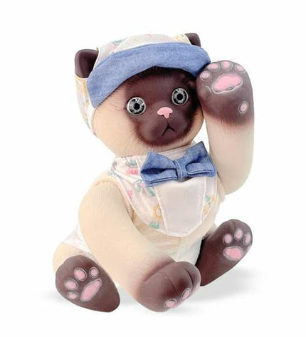 Soft Berjuan Anireal Cat plush toy, 35 cm, with realistic feline features, ideal for cuddling and play in the plush toy category.