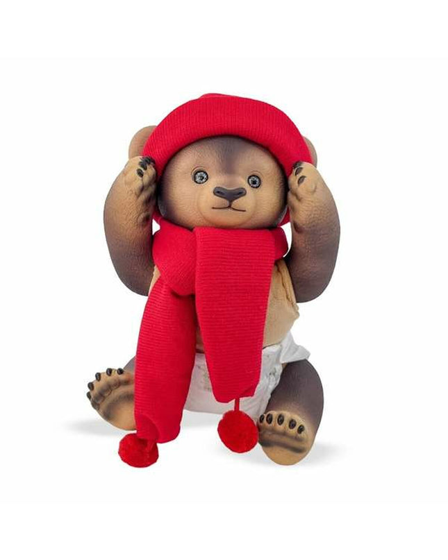 Soft plush toy Berjuan Anireal Beer 35 cm, cuddly stuffed animal for children, featuring detailed animal design and bright colors.