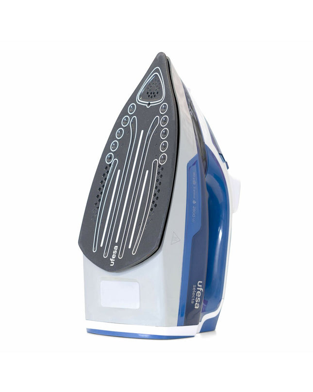 UFESA PV3285 steam iron with 2800W power, featuring a sleek design suitable for home ironing and steaming tasks.