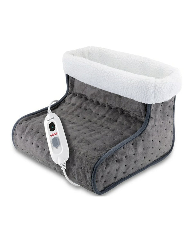 UFESA Voetenwarmer FH BM for health and wellness, showing the compact design and control panel in close-up image.
