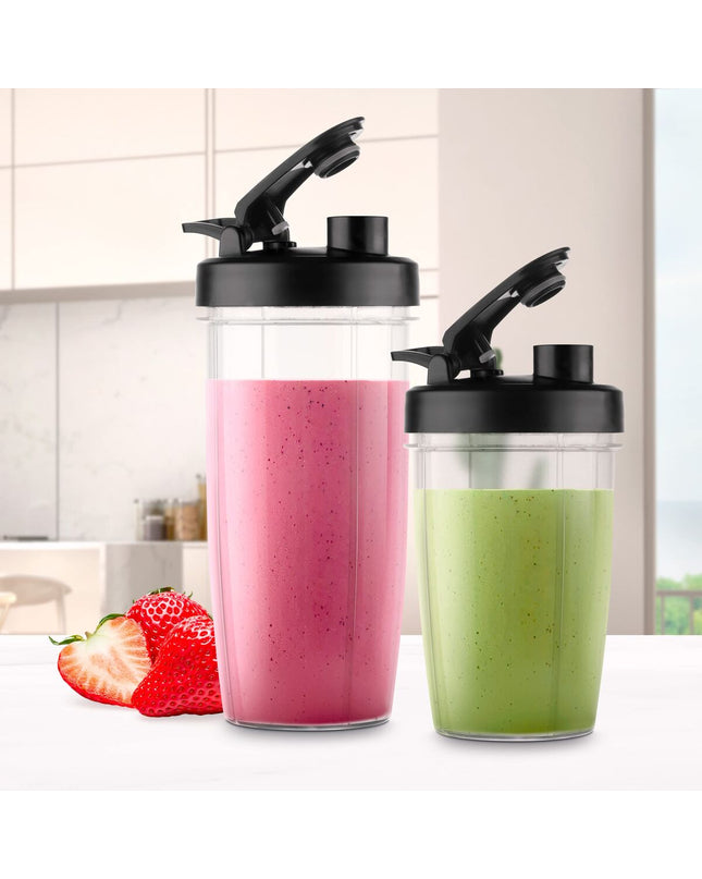 UFESA 70205397 black 900W mixer, compact kitchen appliance with stainless steel blending attachment.