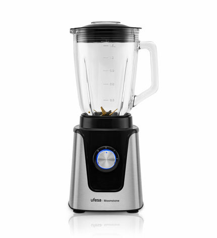 UFESA Moonstone mini electric mixer with 1.5L capacity for home cooking, featuring a sleek design and easy-to-use controls.