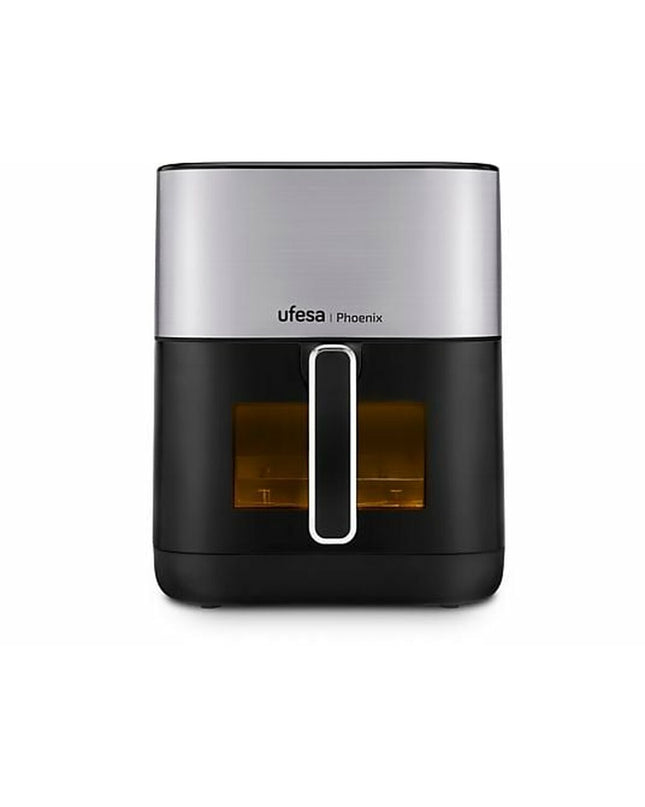 UFESA Parrot 1800W air fryer with 6L capacity, compact electric kitchen appliance for healthy frying and cooking.