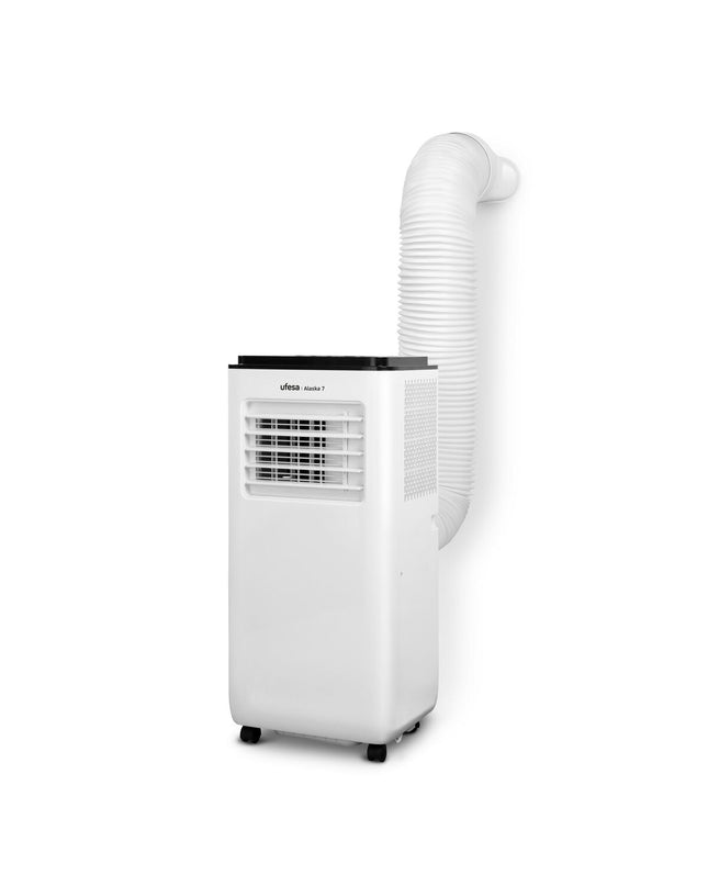 Portable UFESA Alaska 9 2269F air conditioner for home use, showing the compact unit with vents and control panel.