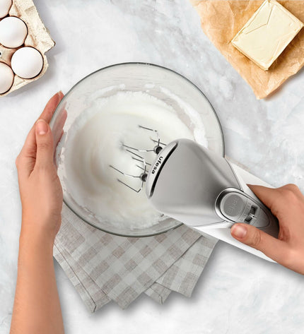 UFESA Blender en Deegmixer in wit en grijs, compact keukenapparaat voor mixen en deeg kneden, huis en koken kleine elektrische apparaat