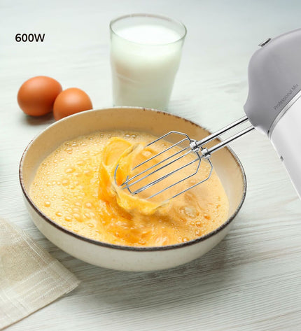 UFESA blender and dough mixer in white and gray, compact kitchen appliance with blending and mixing functionality.