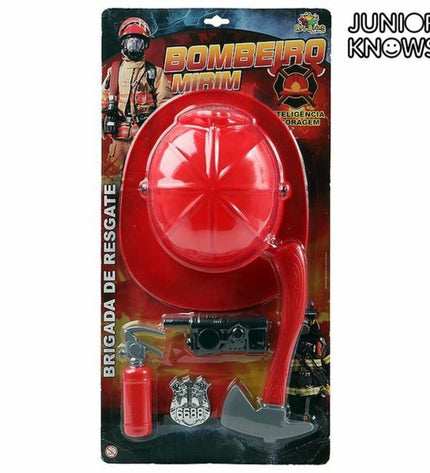 Art Brink Brandweerset 8694 toy set with five fireman imitation tools for kids' pretend play.