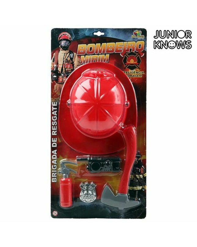 Art Brink Brandweerset 8694 toy set with five fireman imitation tools for kids' pretend play.