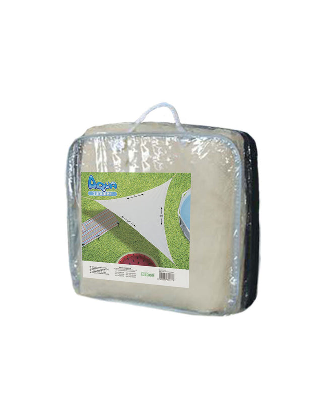 Blue tent in a triangular shape, 5x5x5 cm, suitable for outdoor camping and hiking by BigBuy Outdoor.