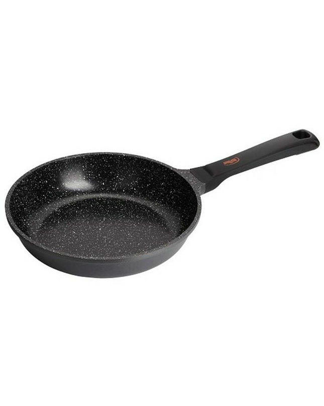 Black aluminum Inoxibar Pan Inoxibar ABSOLUTE Zwart, 28 cm diameter, suitable for home cooking and kitchen use.
