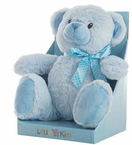 Blue plush baby cuddle bear toy from BigBuy Fun, 42 cm, soft and cuddly for infants and young children.