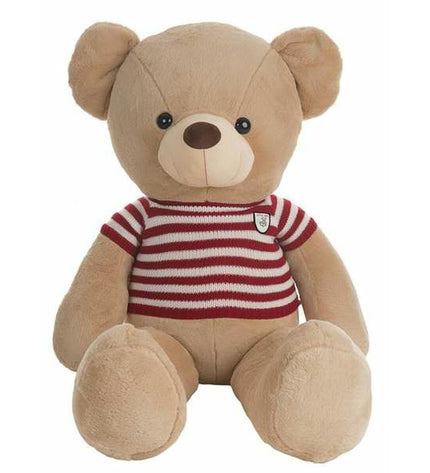Large Lanita plush teddy bear toy from BigBuy Fun, 120 cm tall, soft and cuddly for children, with detailed fur and friendly face.