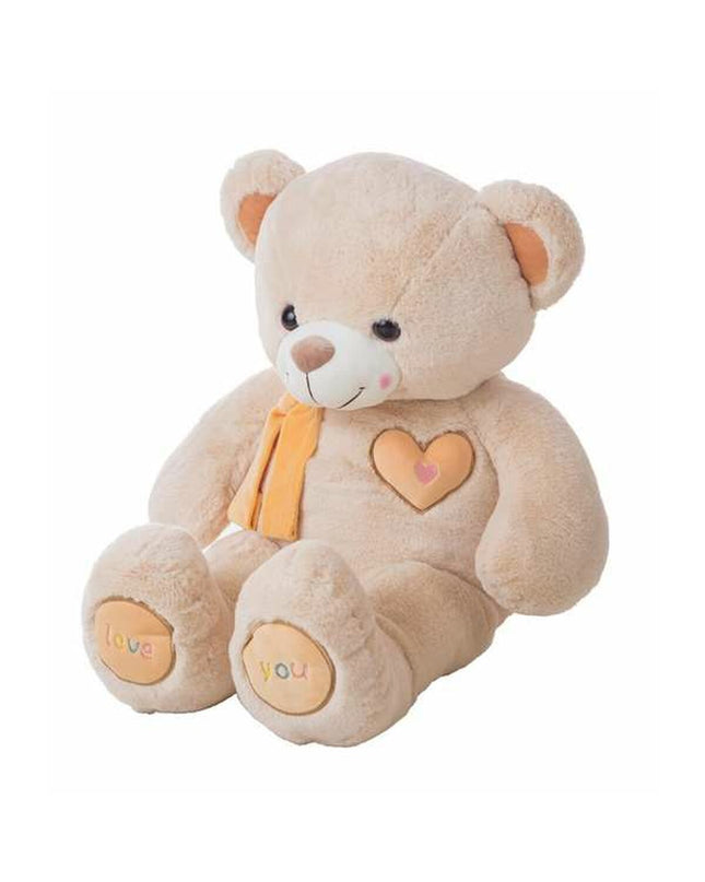 BigBuy Kids Valentin Beige Beer plush toy, 75 cm tall, soft plush cuddly toy from the speelgoed en games collection.