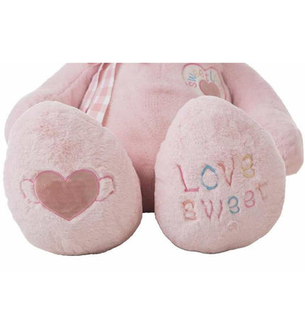 BigBuy Kids Little Angel Beer 115cm soft plush toy, cuddly stuffed angel figure perfect for kids' play and comfort.