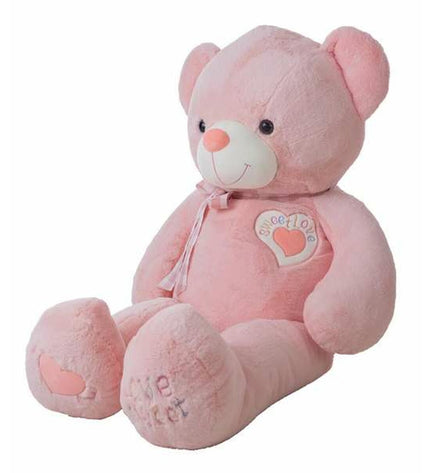 BigBuy Kids Little Angel Beer 100 cm soft plush toy, cuddly and large, perfect for children to play with and cuddle.