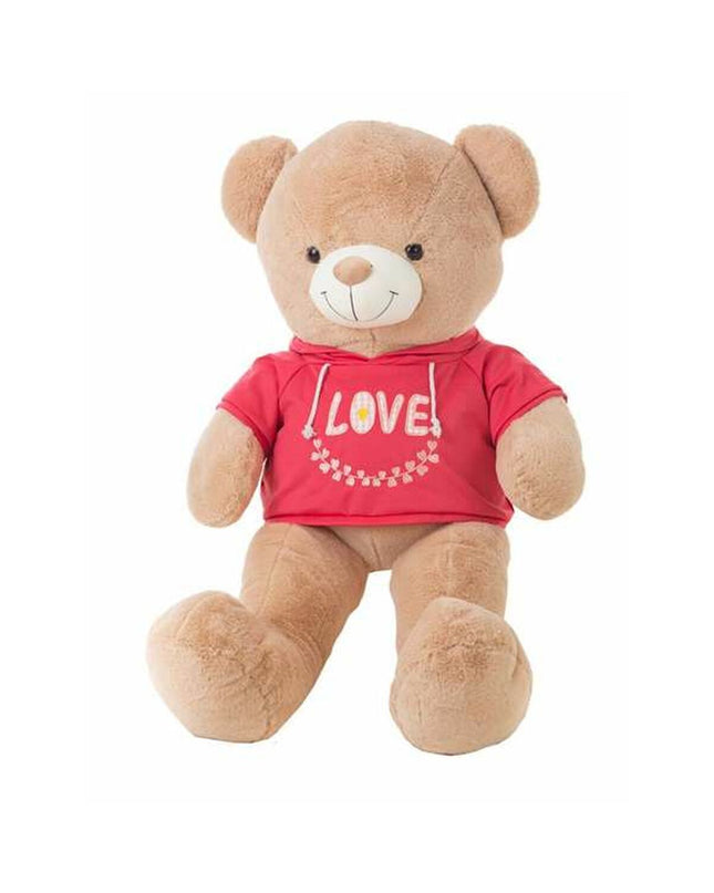 BigBuy Kids Mifi Love plush teddy bear wearing a shirt, 140 cm tall, soft cuddly toy for children.