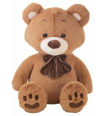 Large 120 cm soft plush teddy bear toy from BigBuy Fun, cozy and cuddly for children, with a light brown fur appearance.