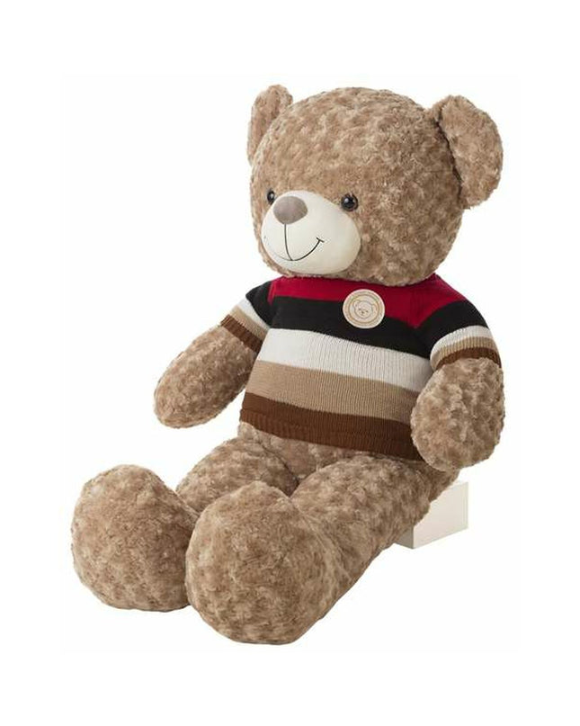 BigBuy Kids 140 cm plush cuddly toy bear, soft stuffed animal for children, in a cozy, friendly pose.