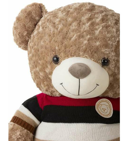 Large 140 cm soft plush teddy bear from BigBuy Kids, perfect for cuddling and play, featuring a fluffy brown fur.
