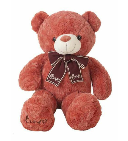 Large 75cm soft plush bear toy from BigBuy Kids, cozy and cuddly stuffed animal for children to play and snuggle with.