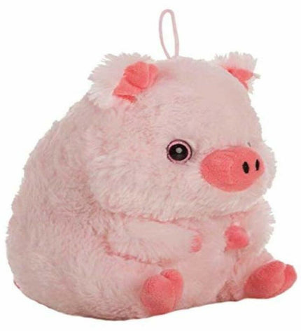 BigBuy Kids 70 cm soft pig plush toy, cuddly and cute stuffed animal ideal for children, in natural pink color.